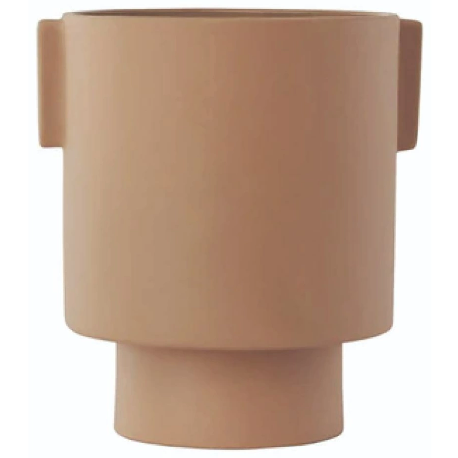 OYOY Vase Inka Kana Topf brown