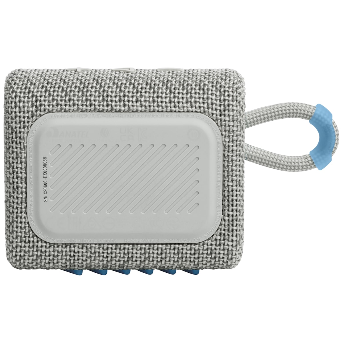 JBL Go 3 Eco bærbar høyttaler (hvit)