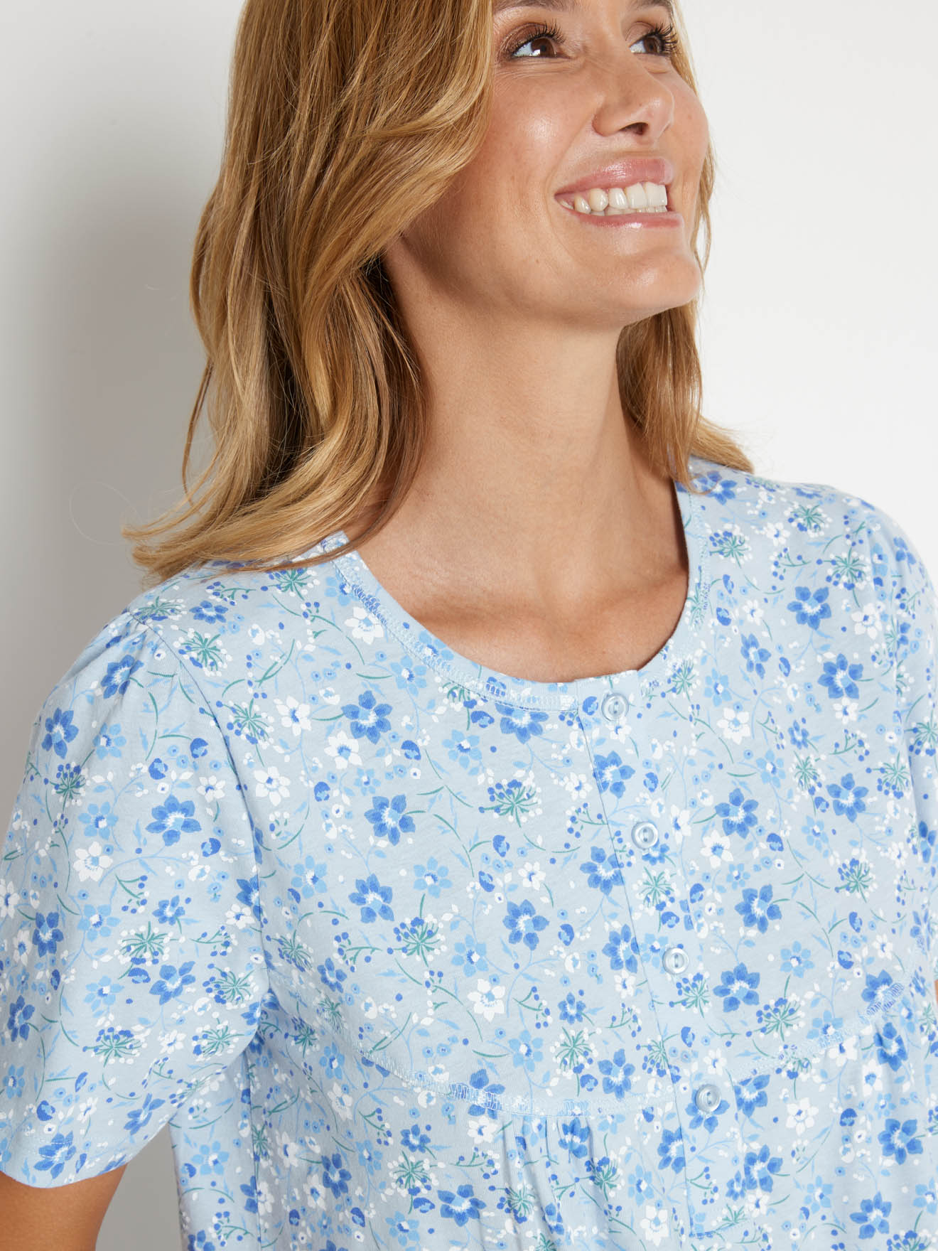 Chemise de nuit maille coton