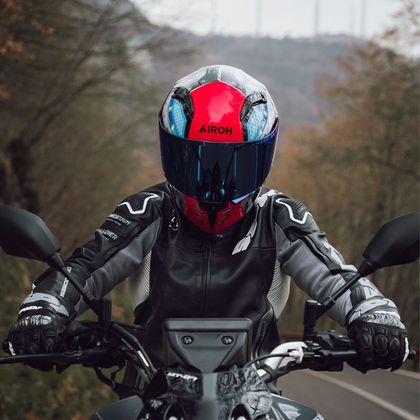 Casque Airoh CONNOR - BOT - Rouge / Gris