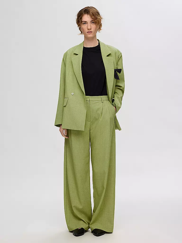 SELECTED FEMME Marlenehose SLFSOPHIE grün