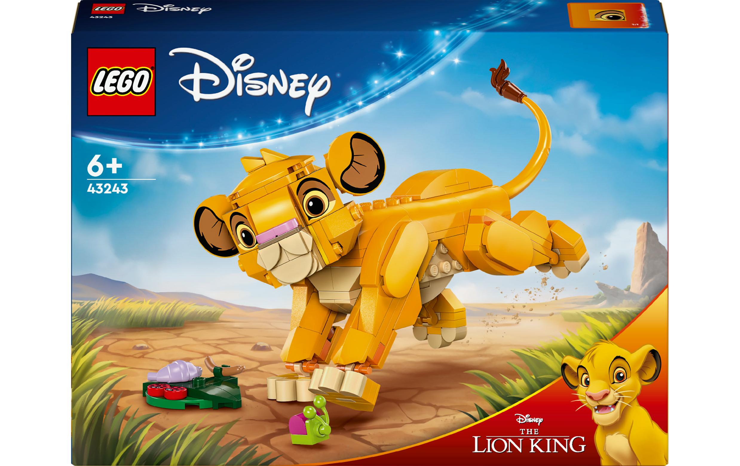 Disney Simba, das Löwenjunge des Königs 43243Bau- und Spielset zum 30-jährigen Jubiläum