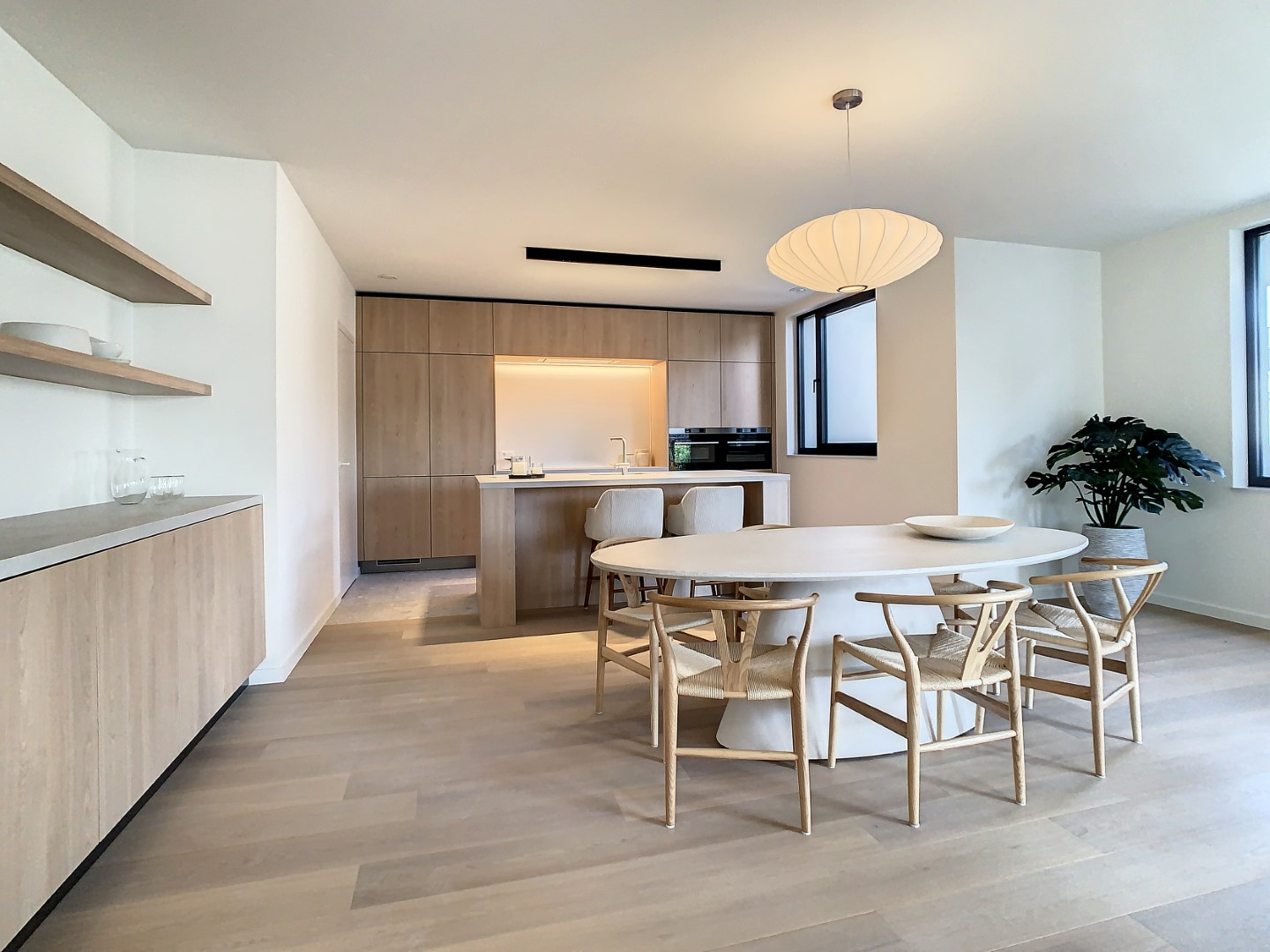 Bogard beton tafel ovaal | White Bogard Ovale beton tafel | White 260 cm