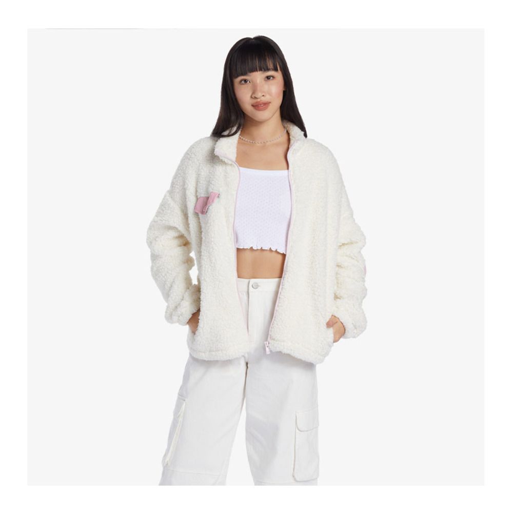 Roxy CHLOE KIM POP SNOW - Polaire Femme vanilla ice