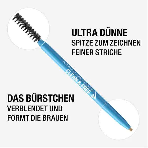 Clean & Free Brow Definer 004 Caramel