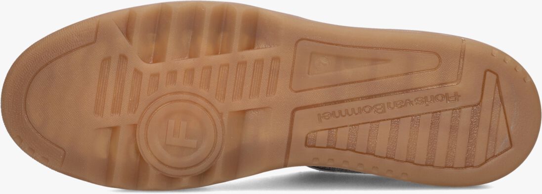 beige floris van bommel lage sneakers sfm-10143 de kupster