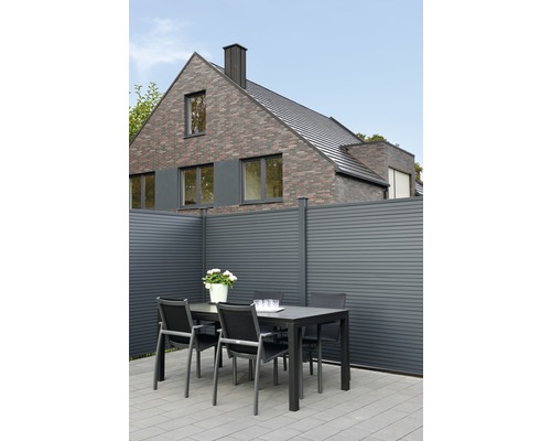 Hoofdelement Osmo Juel 184 x 184 cm antraciet