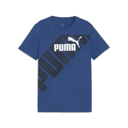Puma - PUMA POWER GRAPHIC TEE B - Bleu