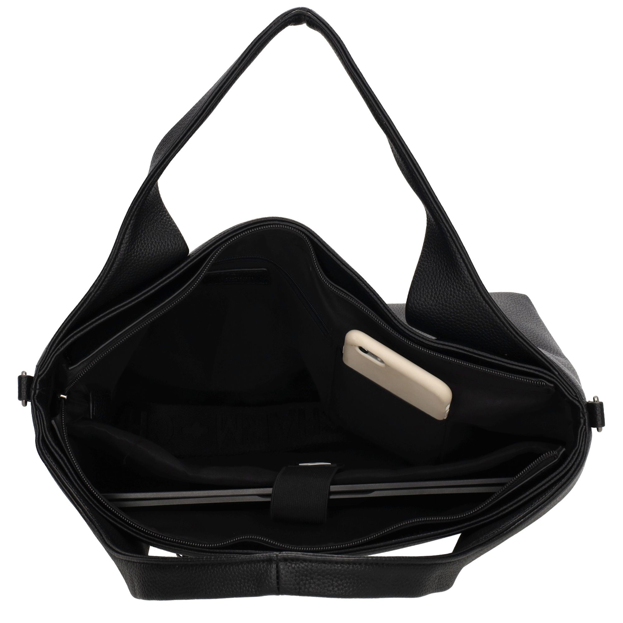 Charm London Mulberry Street Laptoptas 15,6 inch Zwart