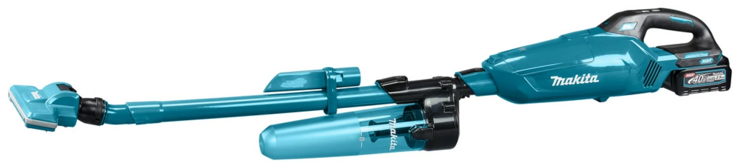 Makita CL002GD213 40V Max Li-Ion accu steelstofzuiger set (2x 2,5Ah) - Blauw