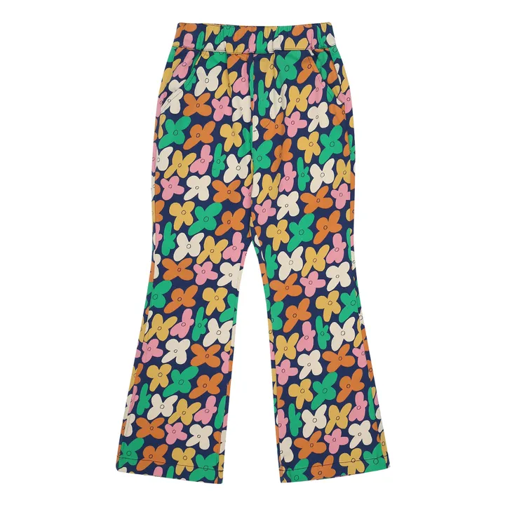 Jelly Mallow Pantalon Fleur | Bleu marine