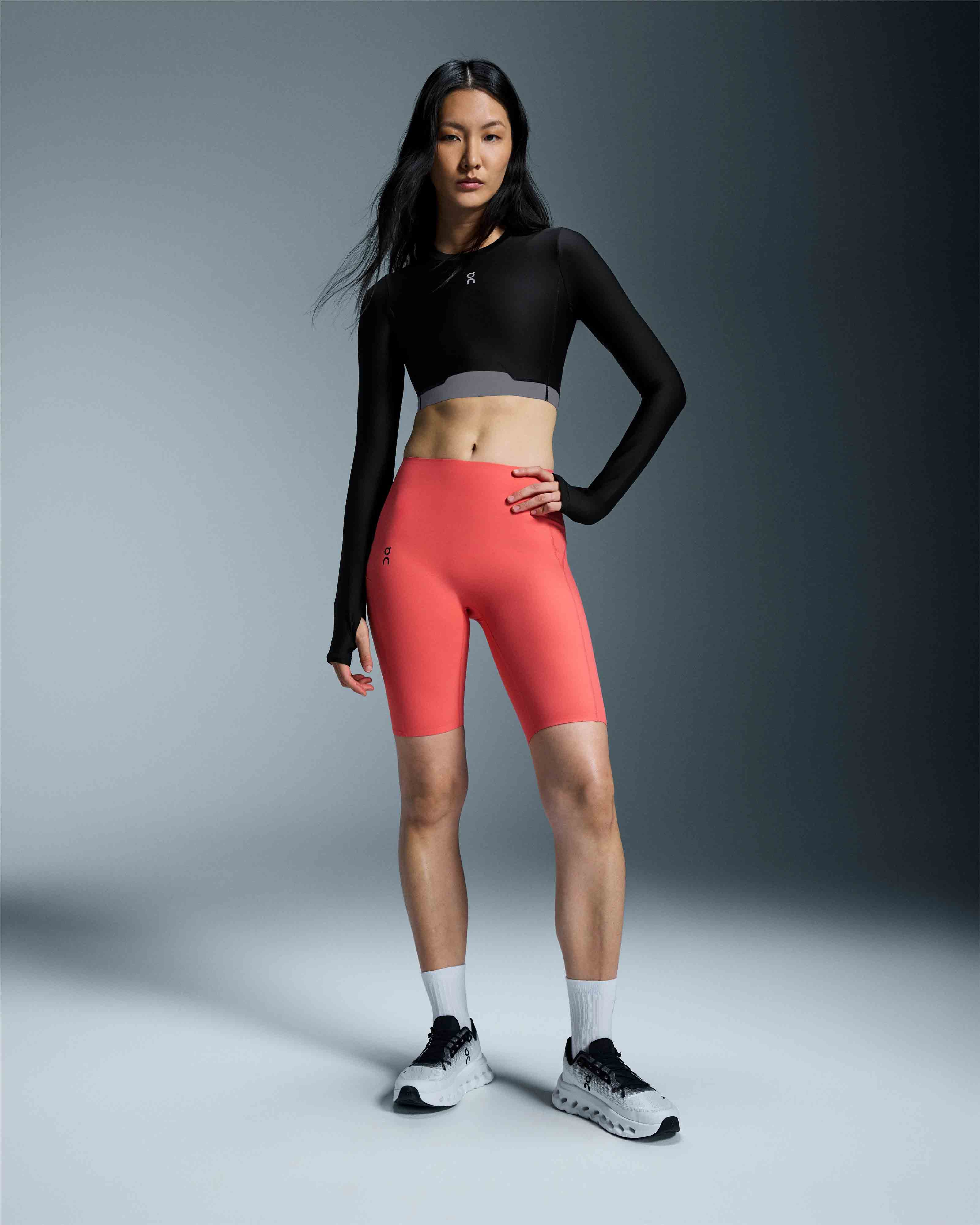 Studio Tights Short Dame Coral