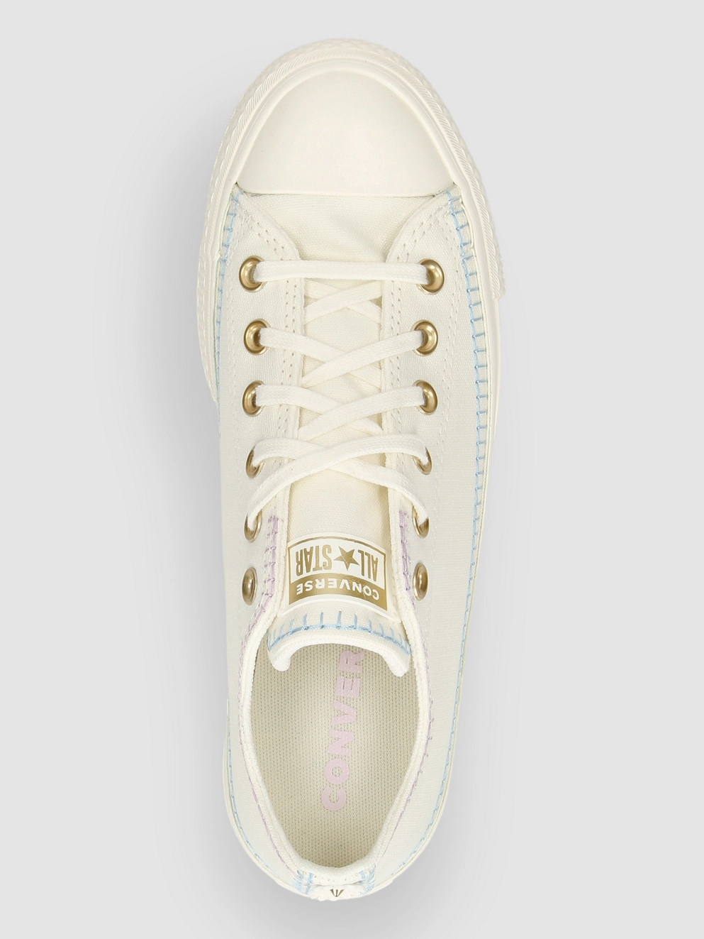 Converse Chuck Taylor All Star Lift Sneakers egret/true sky/gold