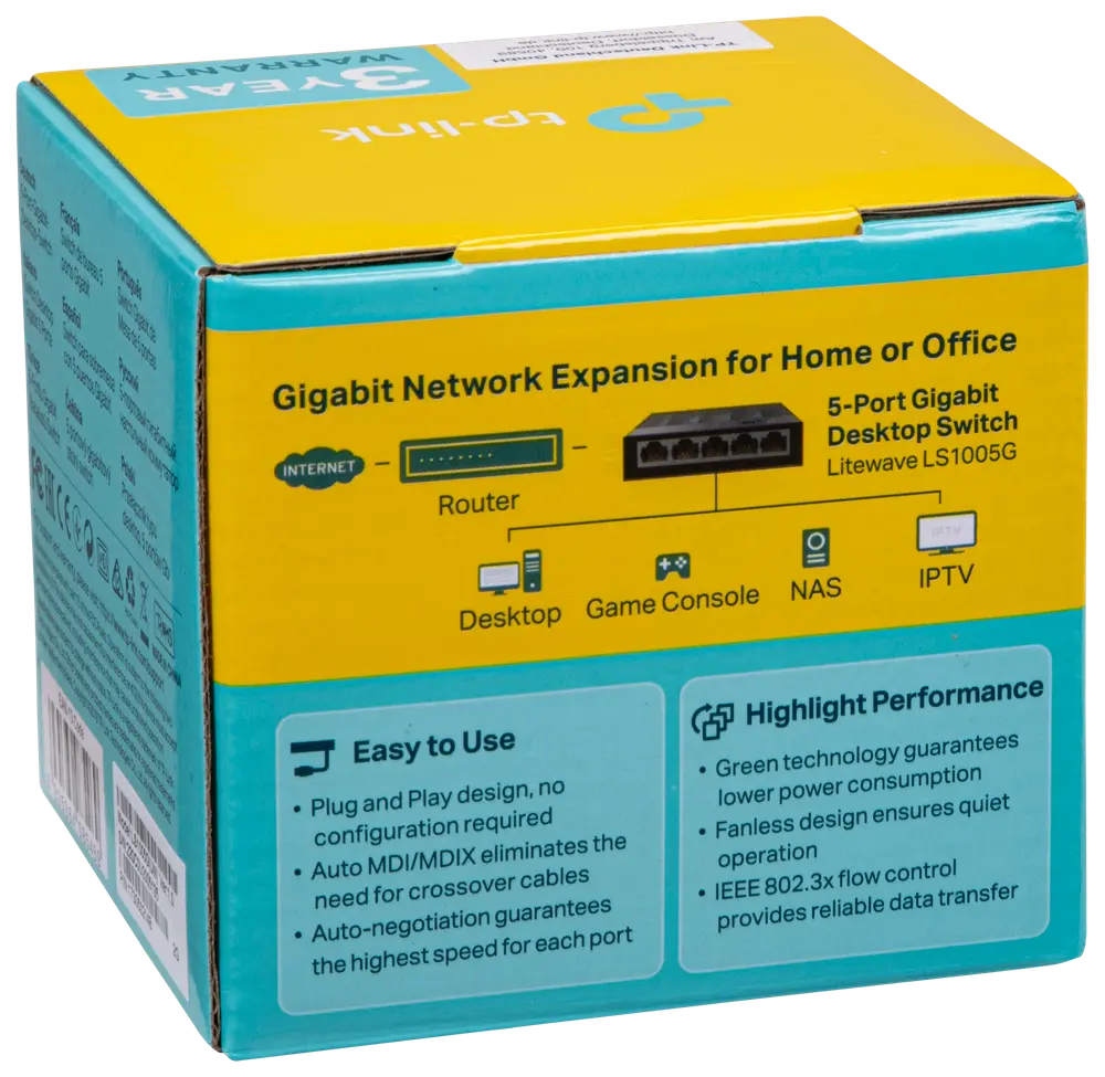 tp-link Gigabit Switch 5-porte