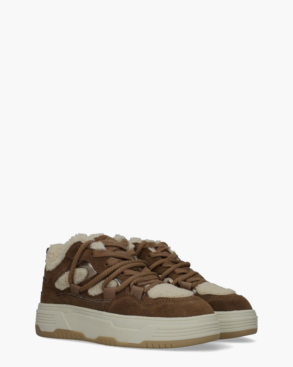 Steve Madden Boomer-F Donkerbruin Damessneakers