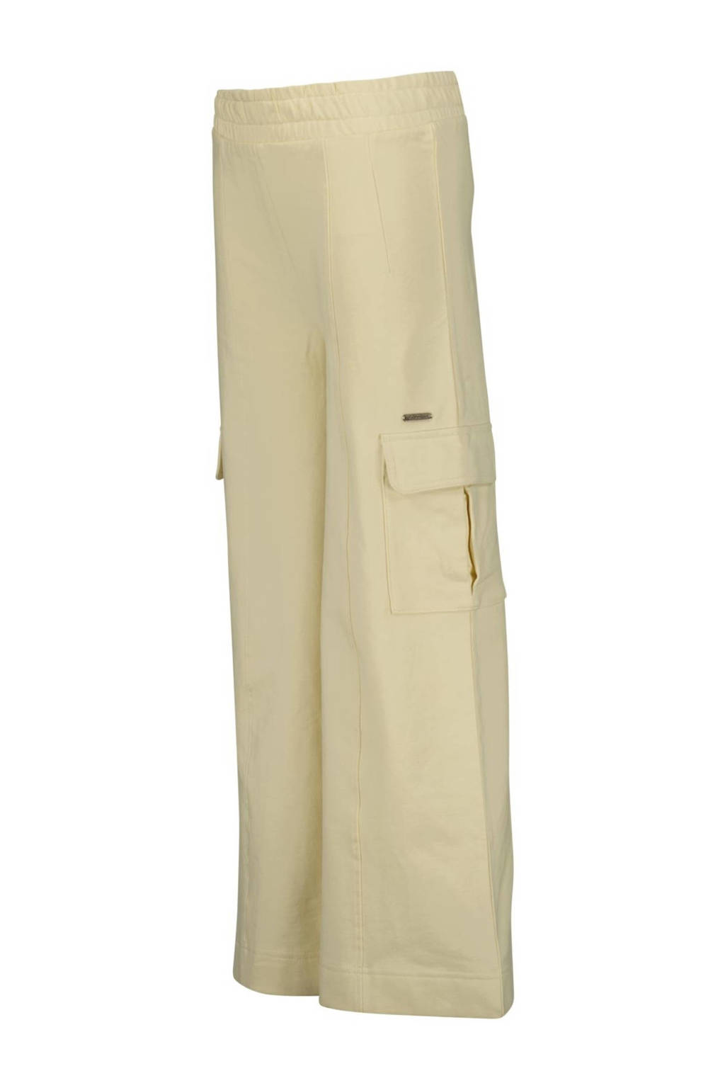 Raizzed wide leg cargobroek Lies beige