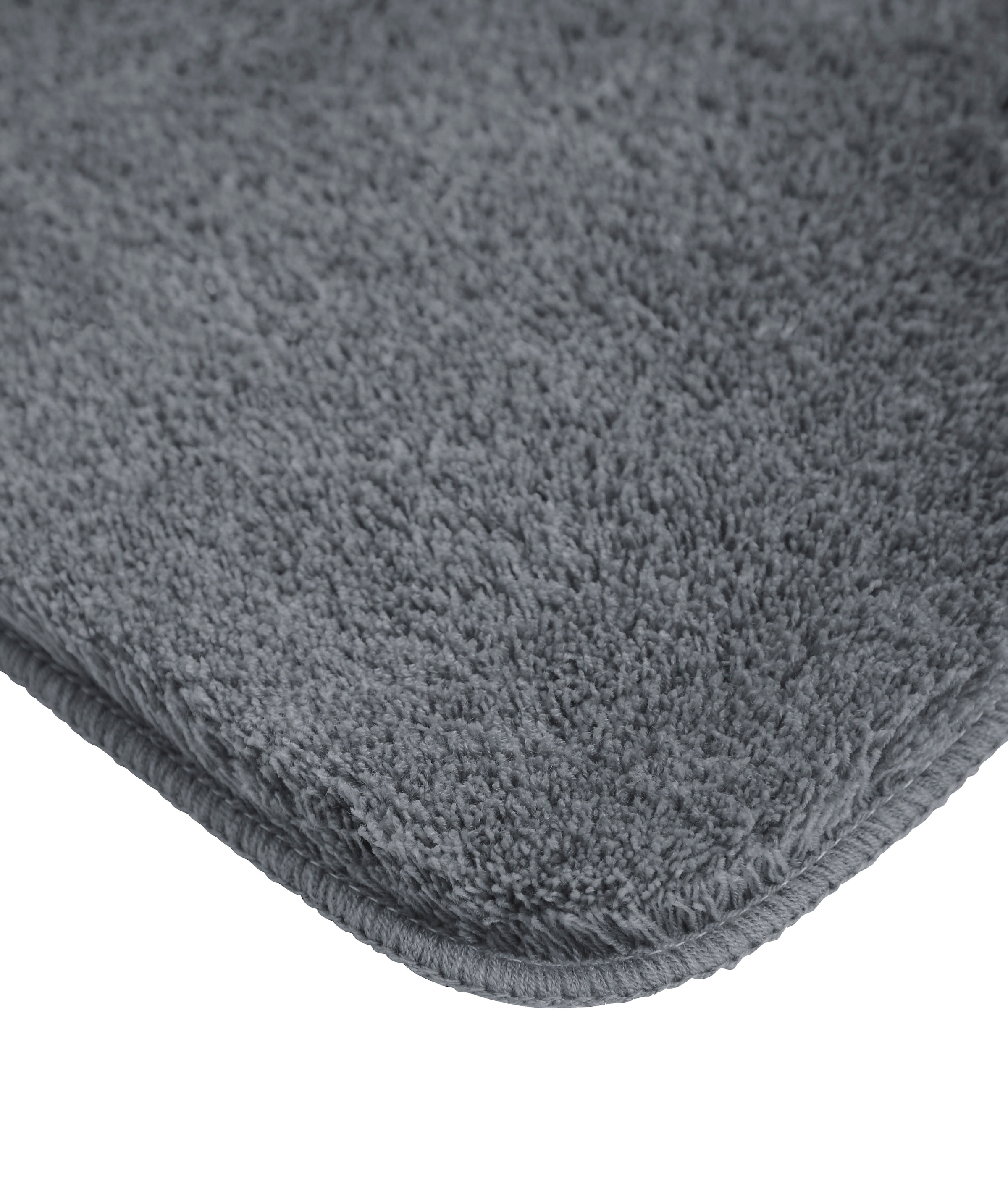 my home Badematte »Merida, Badvorleger, Badezimmer Teppich« Höhe 32 mm rutschhemmend beschichtet fussbodenheizungsgeeignet | schnell trocknend | strapazierfähig Badteppich, Uni Farben, rechteckig, rund & als 2-tlg. Set erhältlich