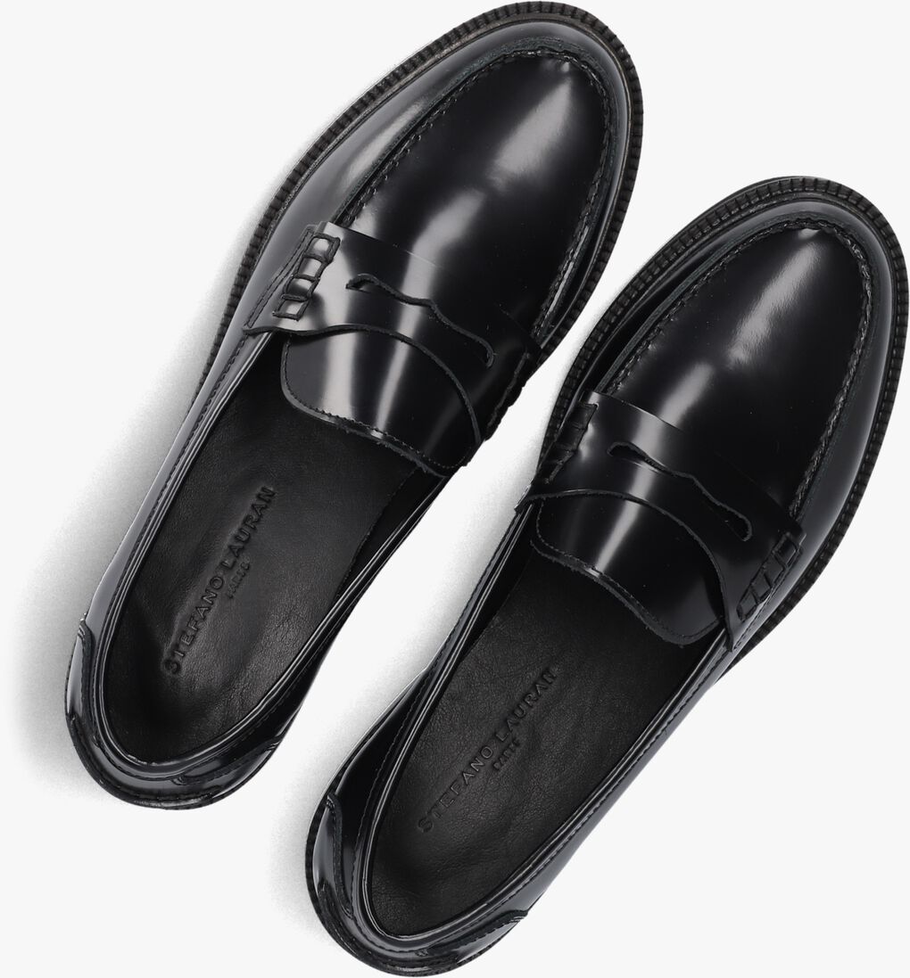 zwarte stefano lauran loafers 12043-1
