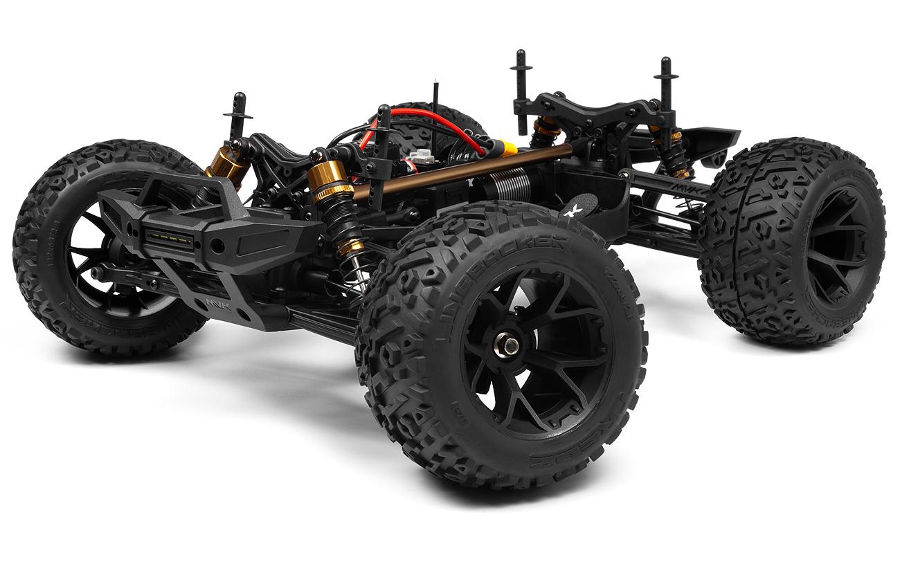 Monster Truck Quantum2 MT Flux 4WD Rot, ARTR, 1:10<br>Off-Road RC Modell mit Brushless Allradantrieb
