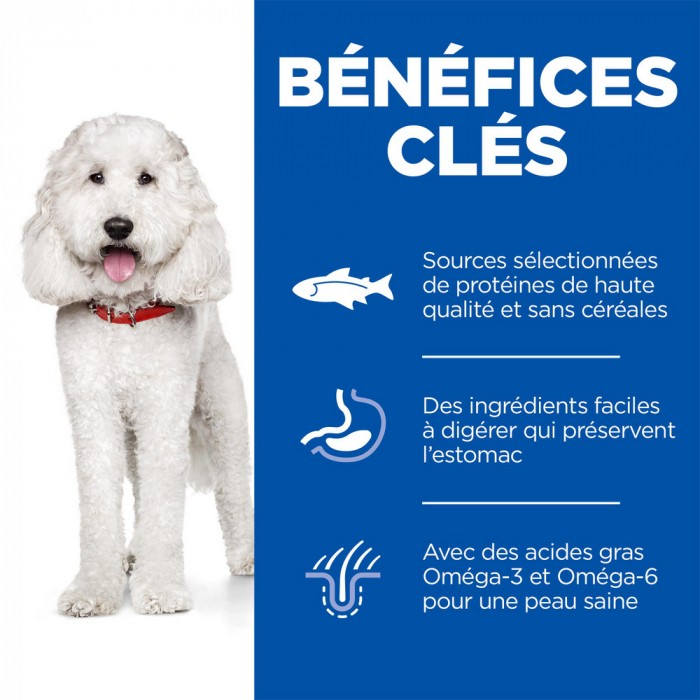 HILL'S Science Plan Hypoallergenic Medium Adult au saumon – Croquettes pour chien