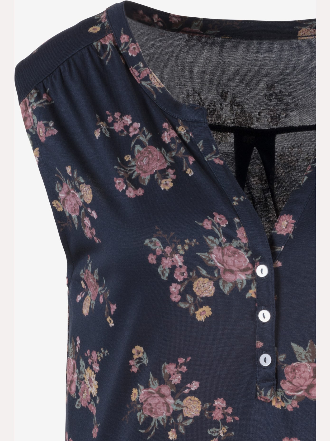 Débardeur lot de 2 : imprimé floral et uni