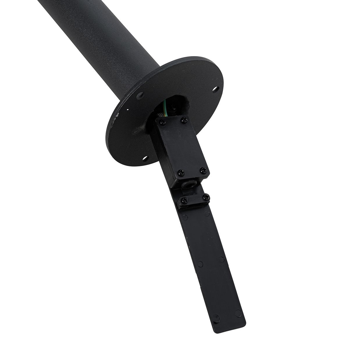 Moderne lantaarn zwart met helder glas 104 cm IP44 - Sfera