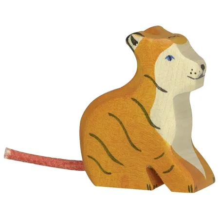 Tiger, klein, sitzend