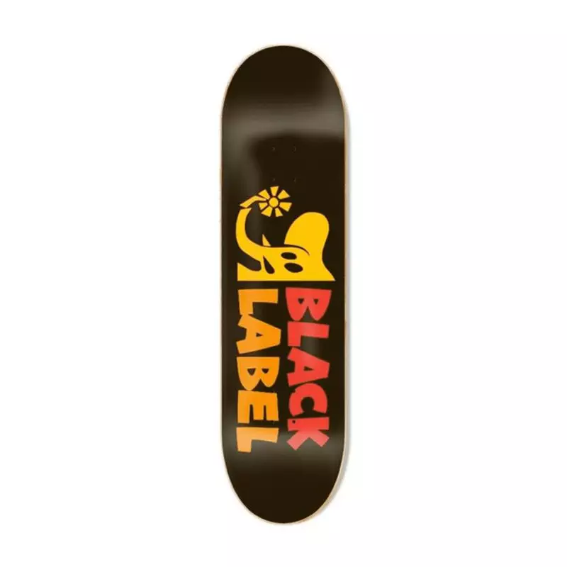 Plateau skate BLACK LABEL Elephant Sector Jaune 8.0