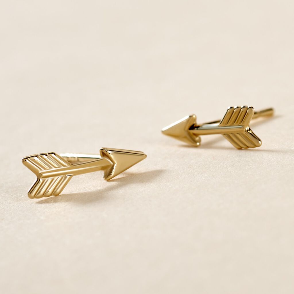 Boucles D'oreilles Puces Bryony Or Jaune