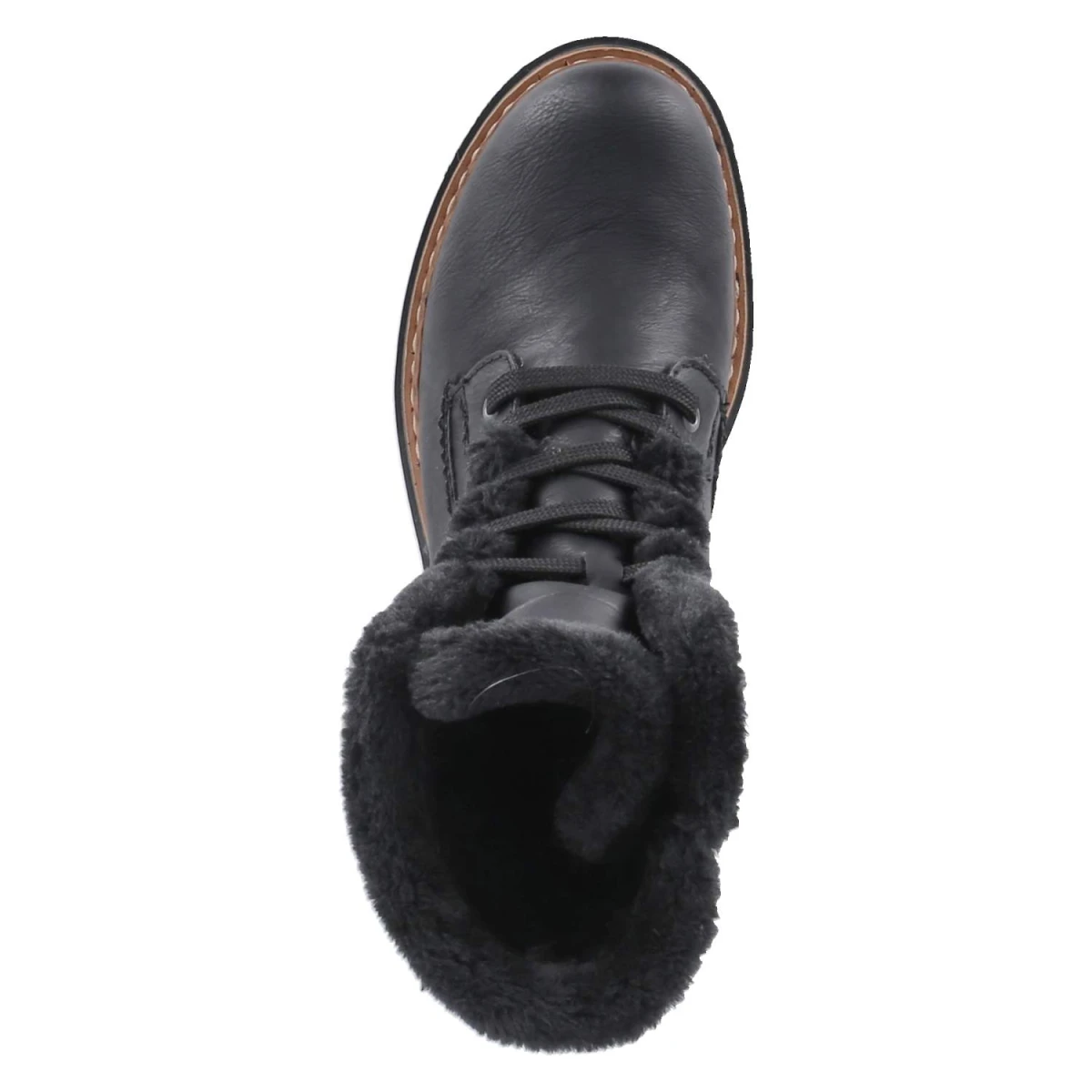 RiekerSchnürstiefeletten - schwarz