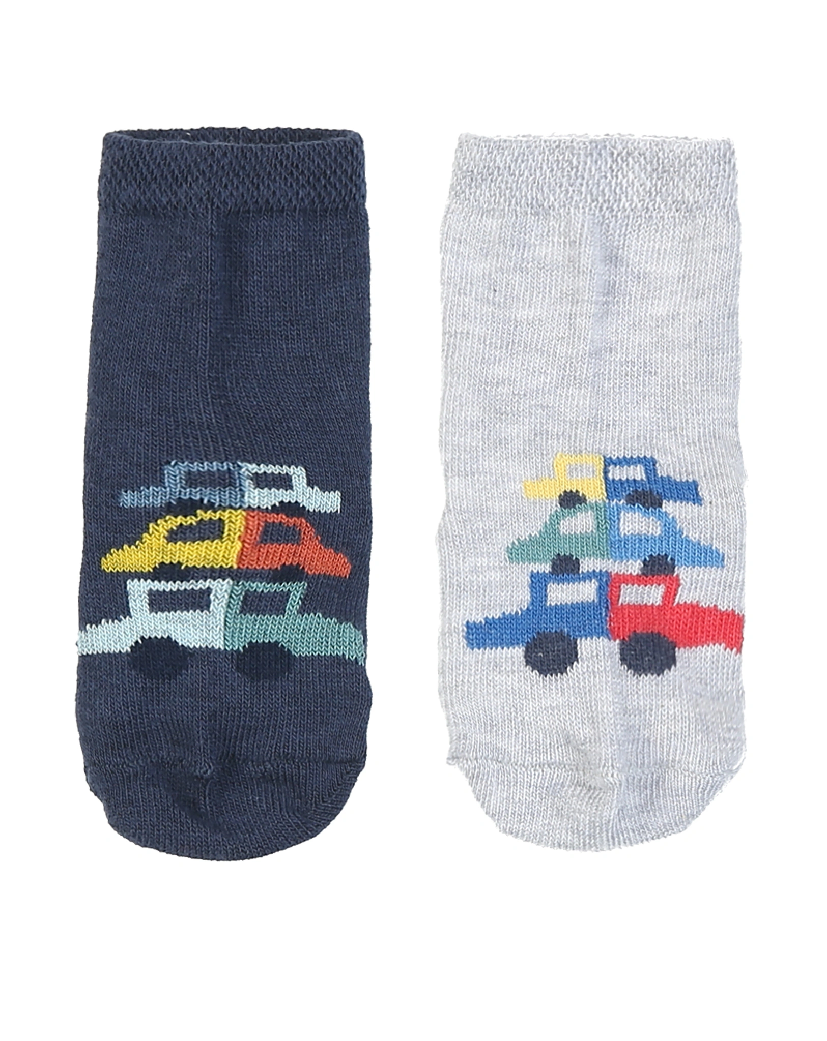 Söckchen AUTOS 4er Pack in hellsilber/tinte