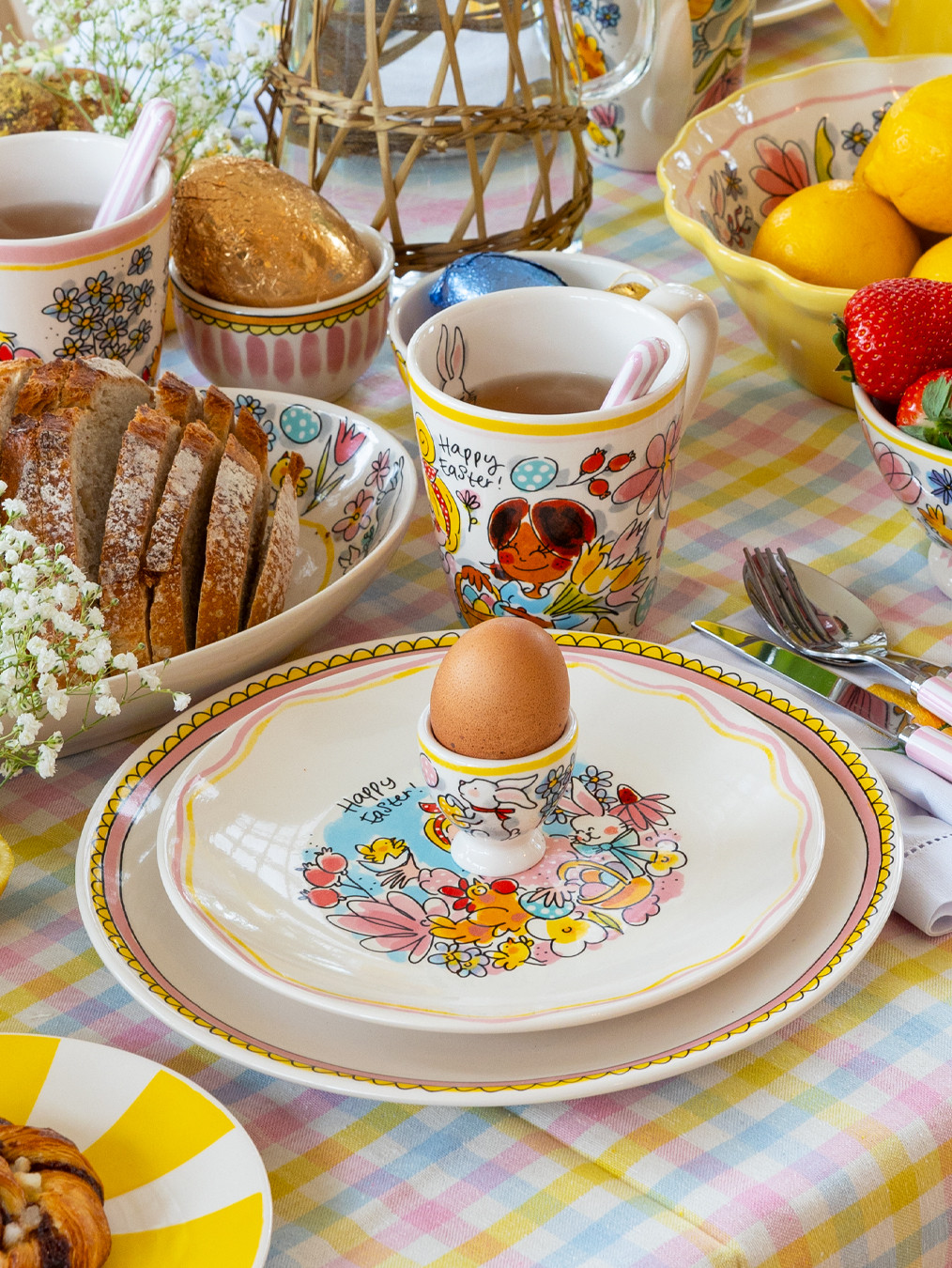 Bord 22 cm Happy Easter