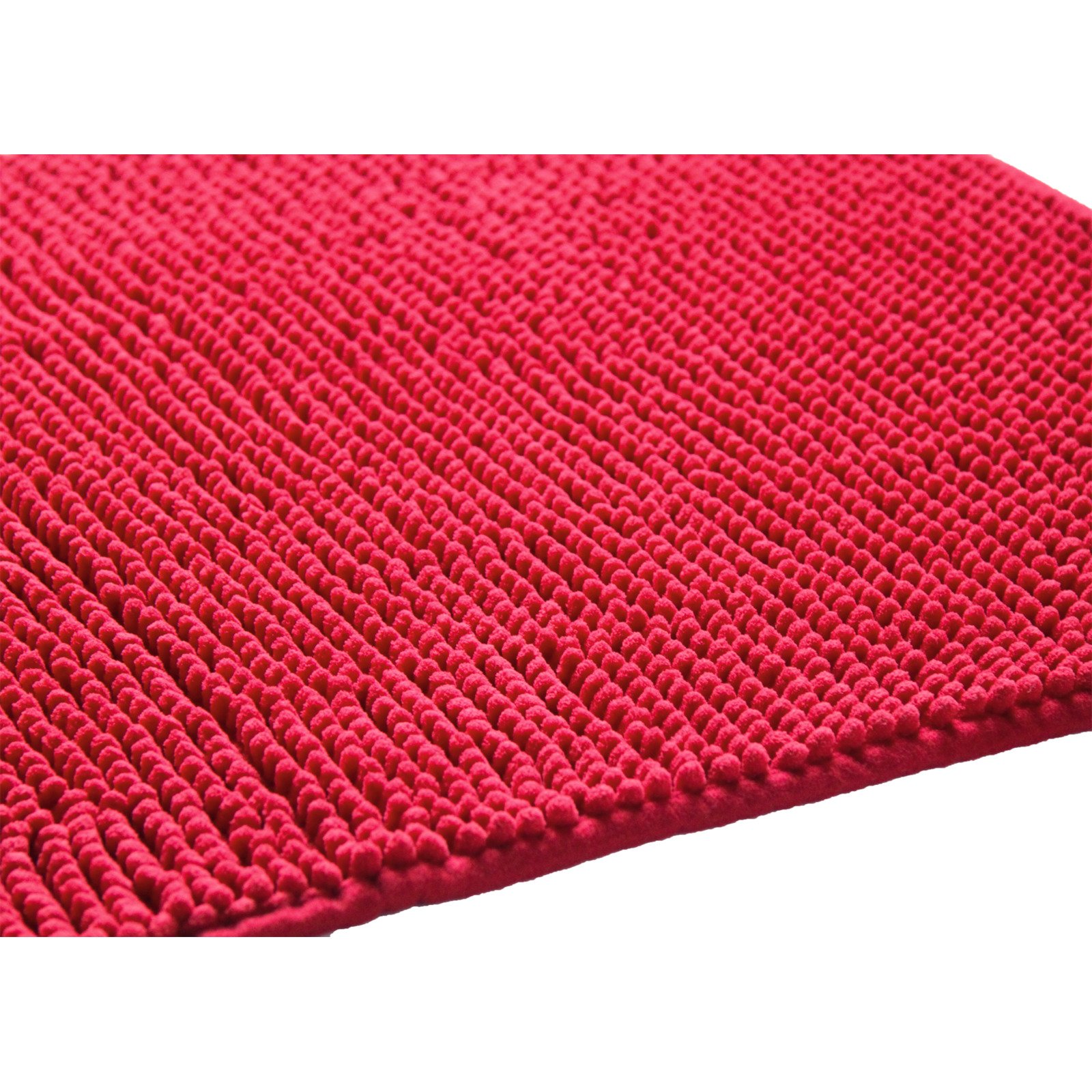 Badeteppich Chenille 60x90cm, rot