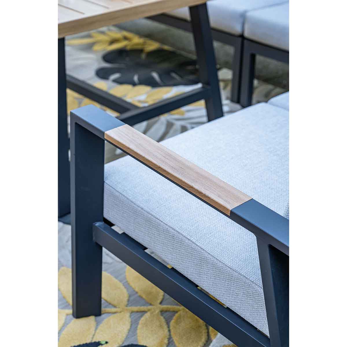 Garden Impressions Lissabon 5-delige loungediningset - Sand