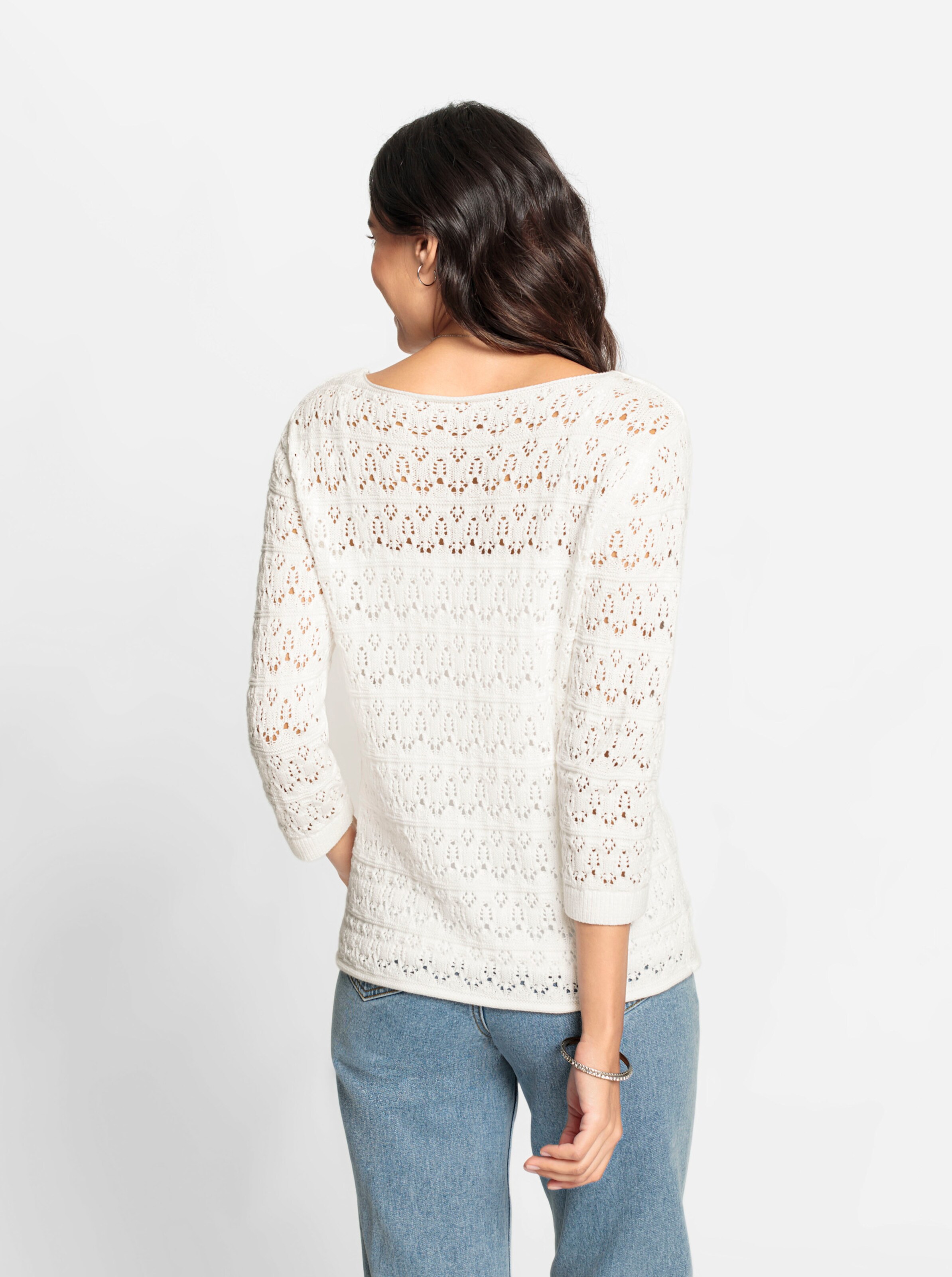 Pullover in ecru