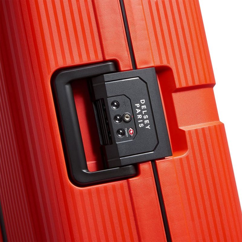 Valise rigide Color Block hard 67 cm Rouge