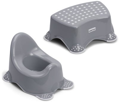 Beemoo CARE Anti-Slip Potte og Krakk, Grå
