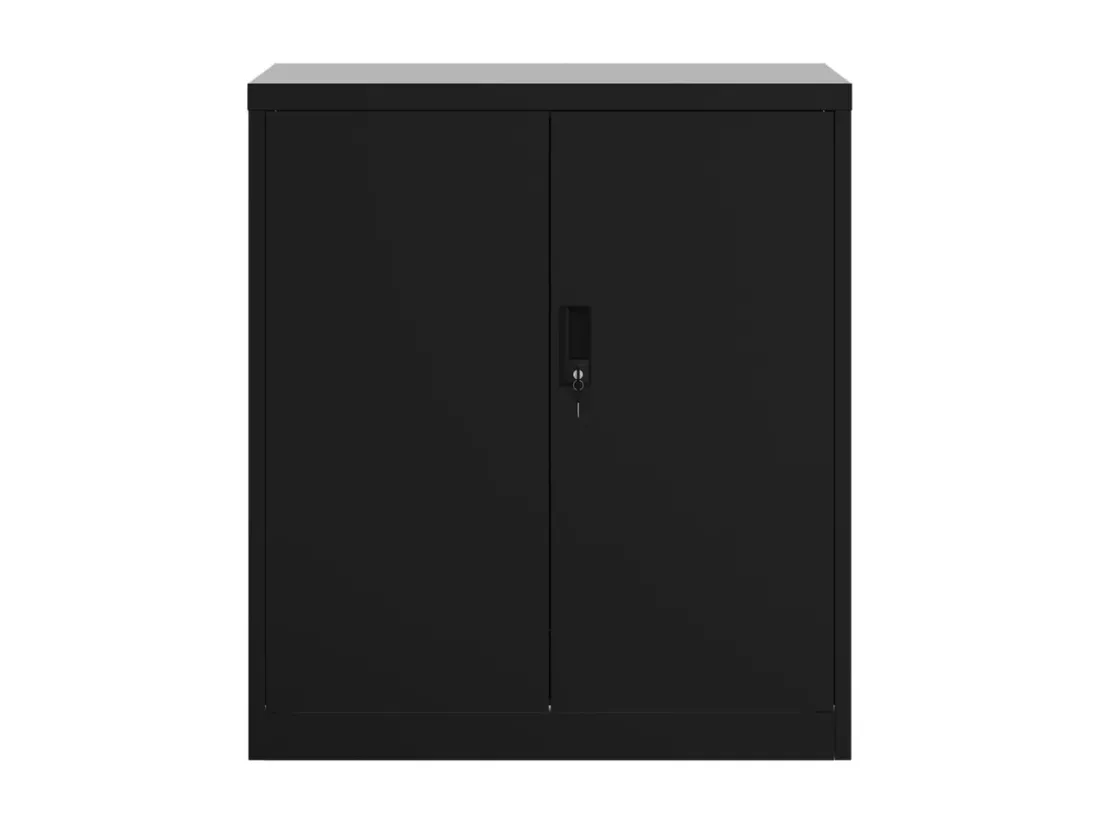 Classeur noir 79x40x90 cm acier