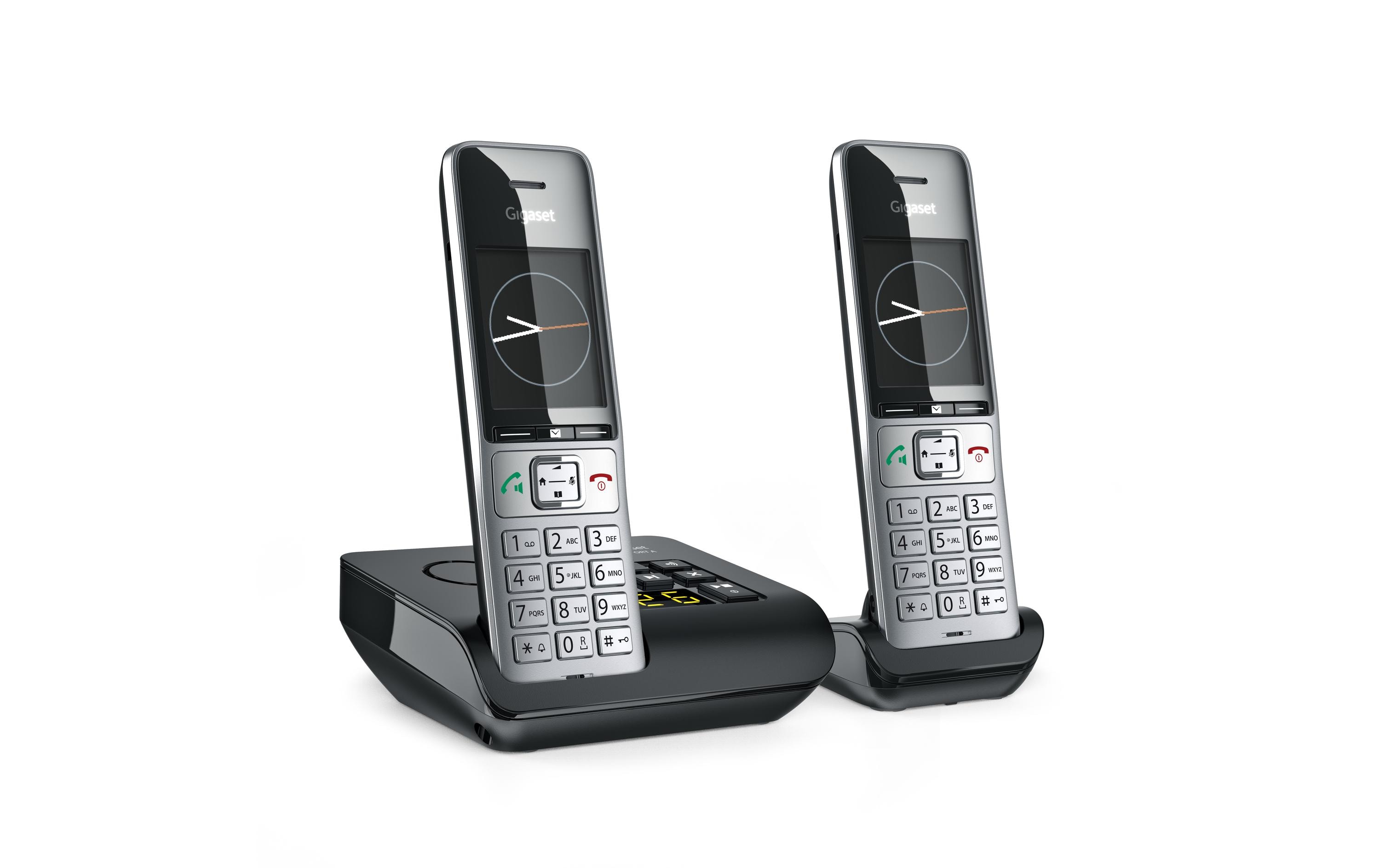 Schnurlostelefon Comfort 500A Duo Schwarz/SilberDer neue Massstab in puncto komfortable Kommunikation für Zuhause und Home Office
