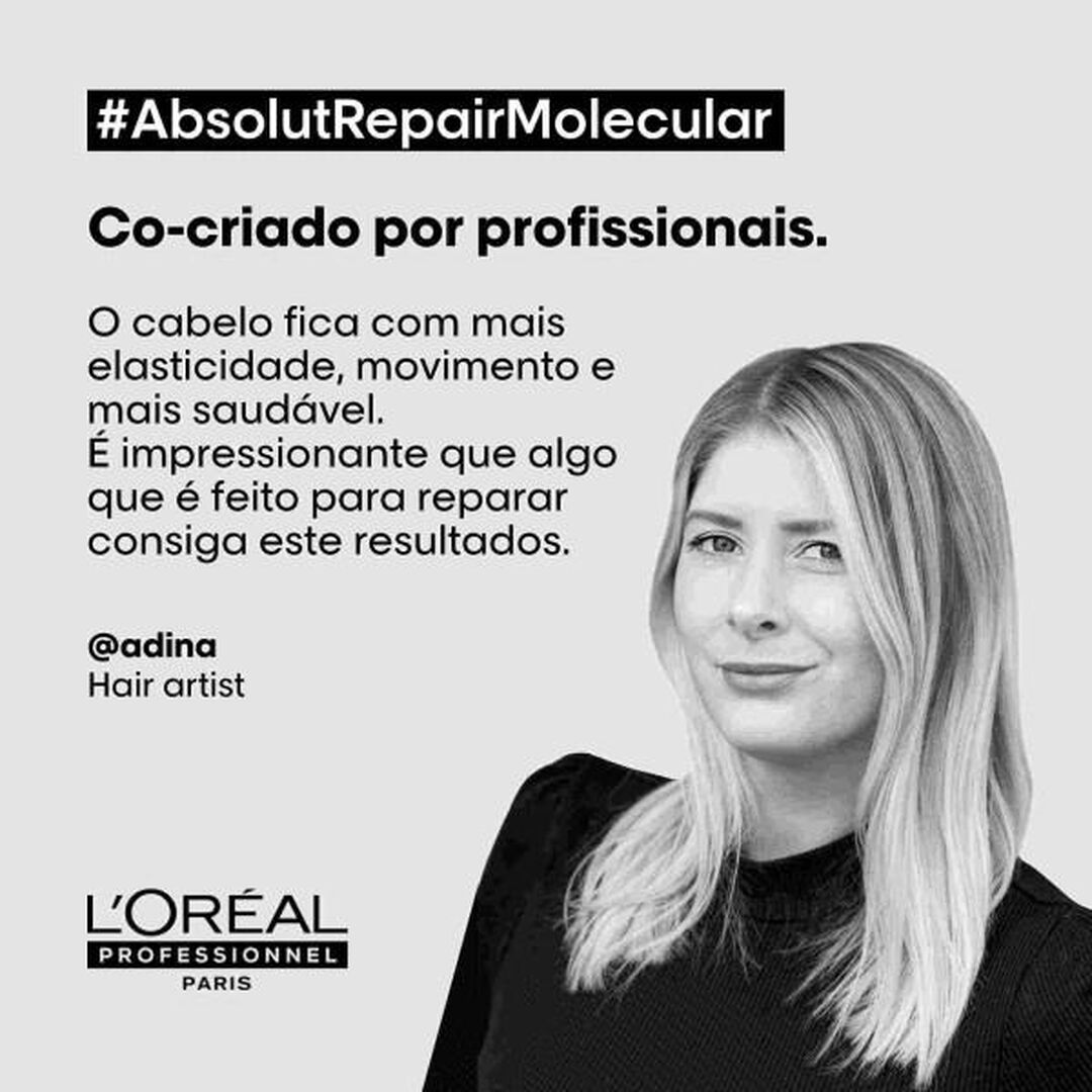 L'ORÉAL PROFESSIONNEL SERIE EXPERT Shampoo Absolut Repair Molecular - 300ml