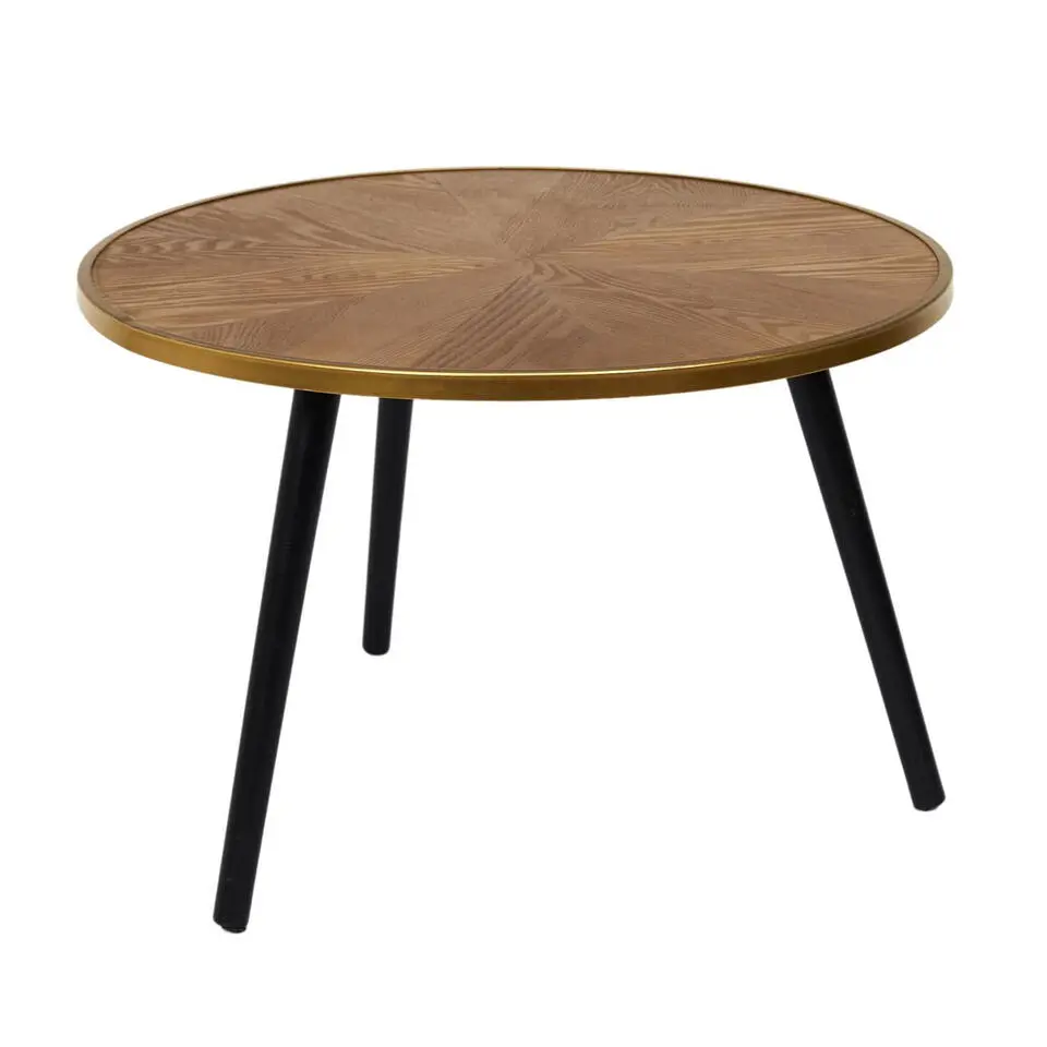 Home Deco Factory Bijzettafels/salontafels Tiny - set 2x - hout