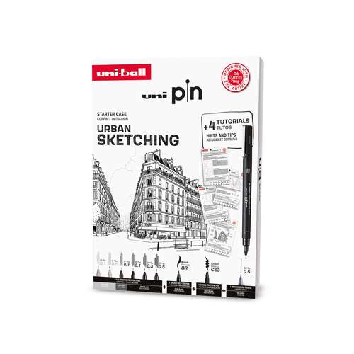 uni-ball PIN URBAN SKETCHING Starter-Set