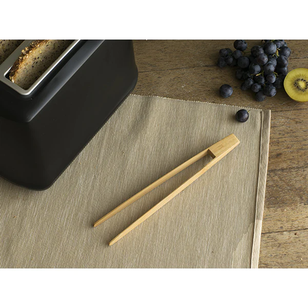 Pince à toast en bambou 24 cm Pebbly