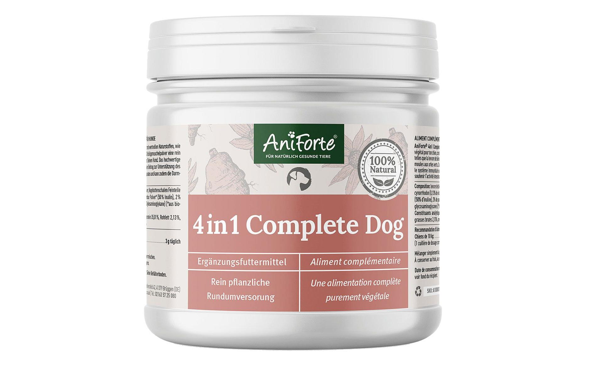 Hunde-Nahrungsergänzung 4in1 Complete Dog, 250 gErgänzungsfuttermittel für Hunde