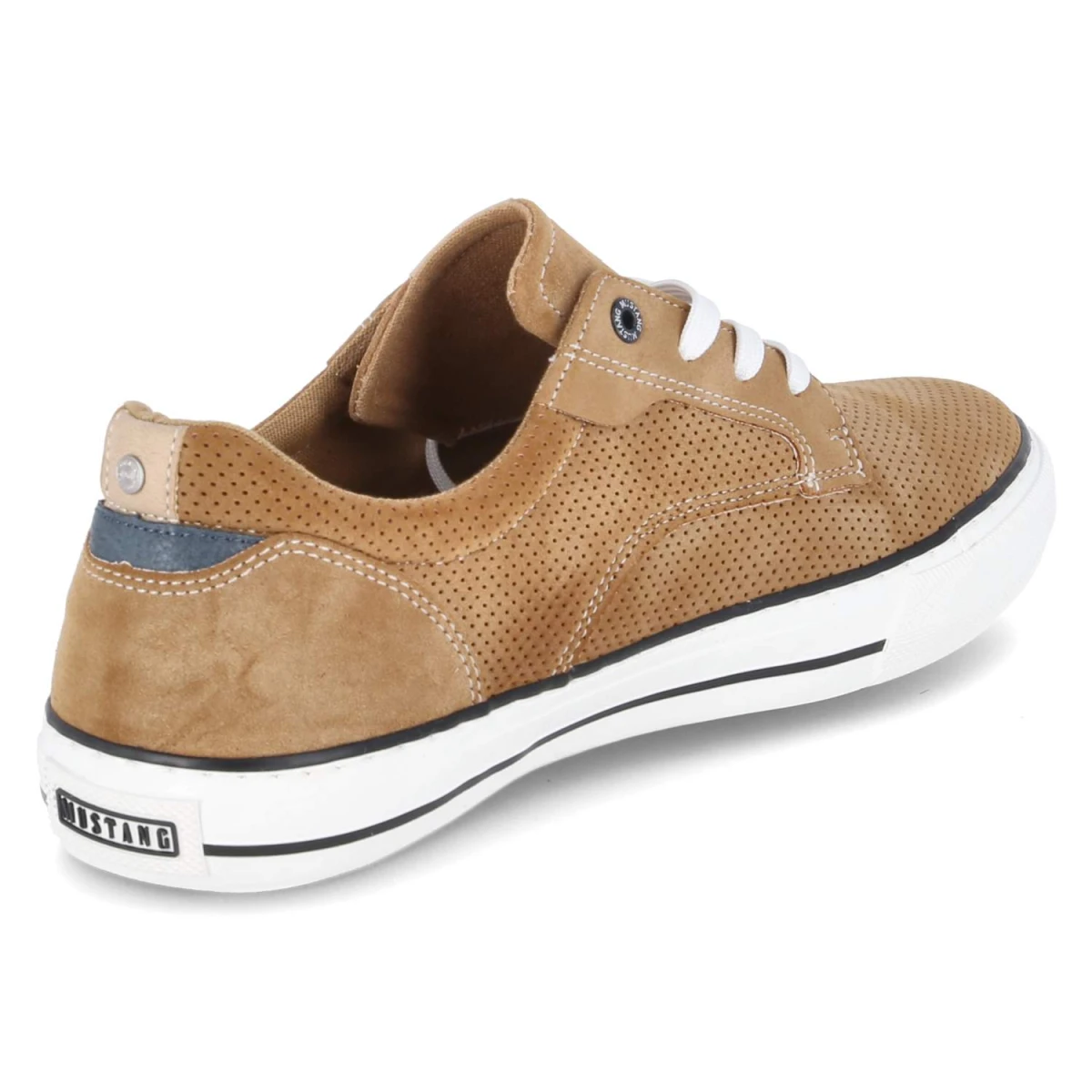 MustangLow Sneaker - hellbraun