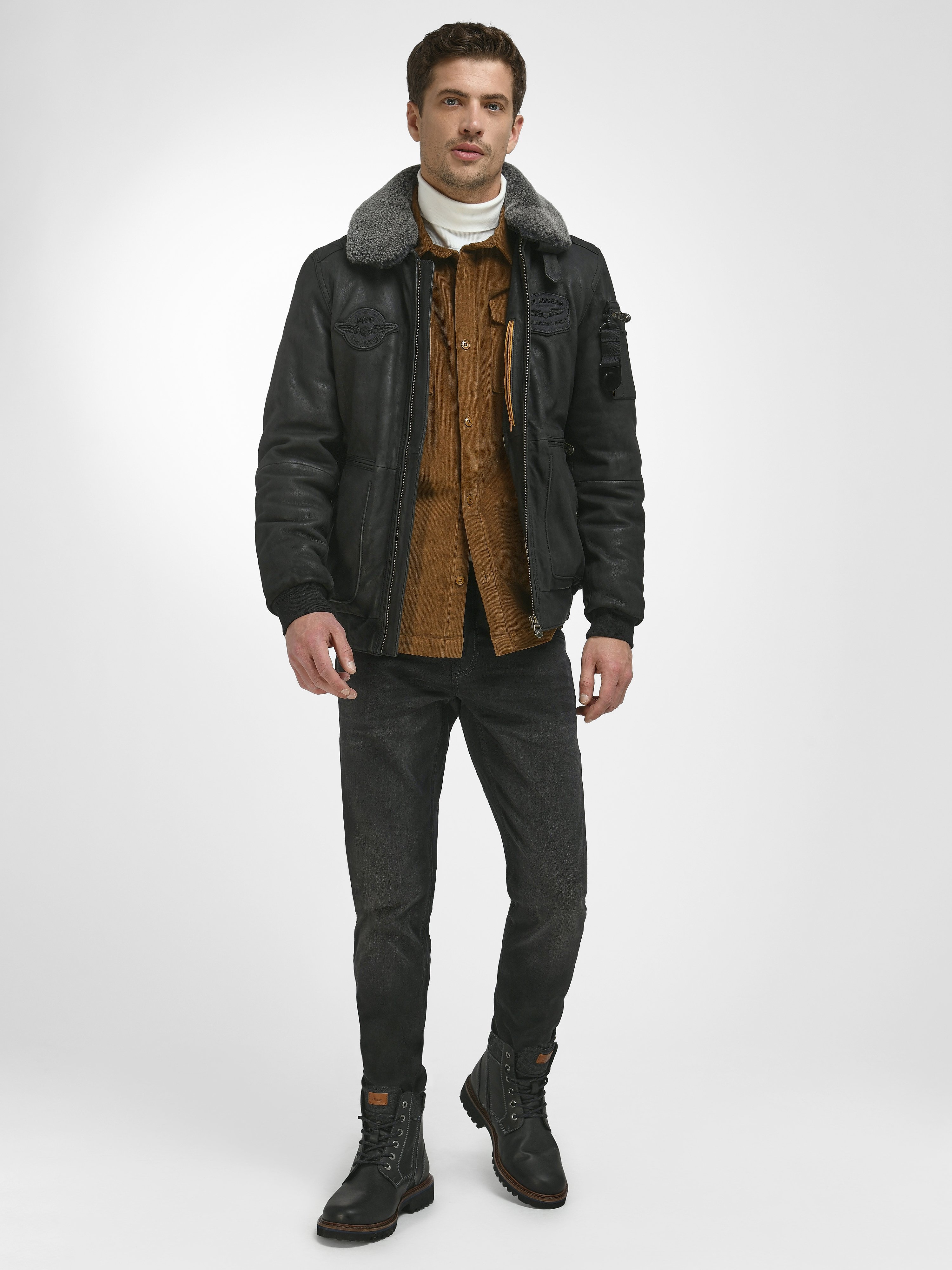 Lederjacke