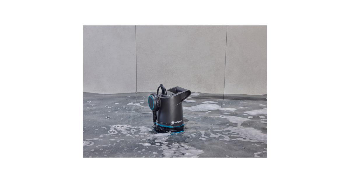 GARDENA2-in-1 helder/vuil water dompelpomp 20000 BASIC, 20.000 l/u dompel- en drukpompen  (Grijs/zwart, 550 Watt, 20.000 l/u, met vlotterschakelaar)