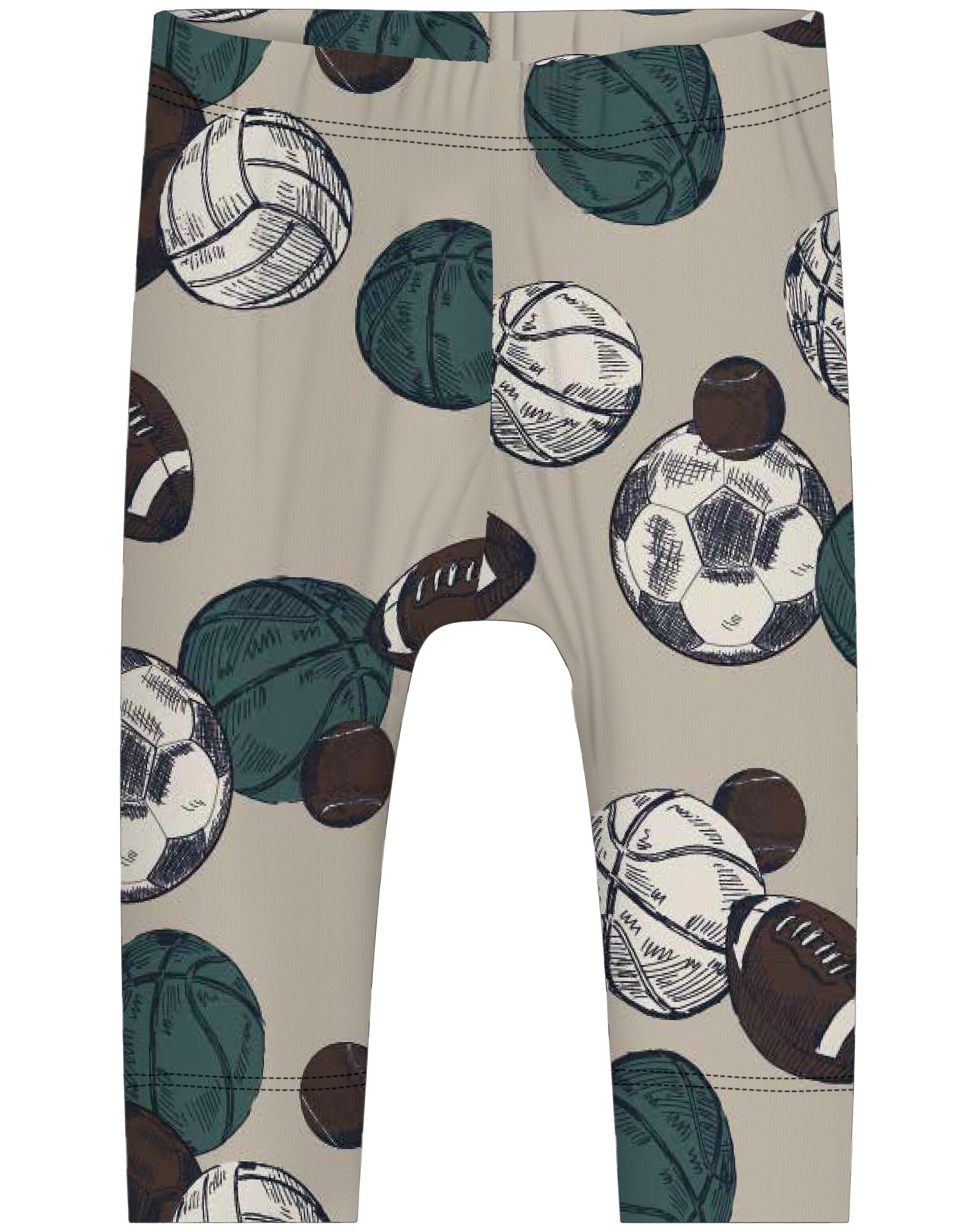 Leggings NBMLASSIR SPORTS in peyote