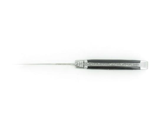 Laguiole Ebène Couteau de poche Laguiole par Chazeau Honoré