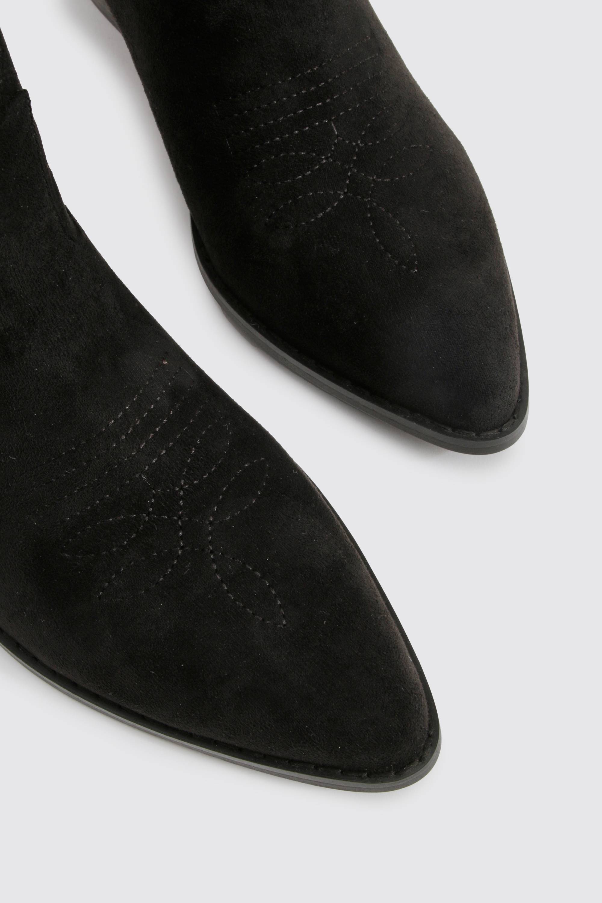 boohoo Bottes de cowboy western brodées